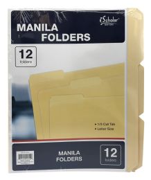 24 Bulk Manila File Folders 12 Pack