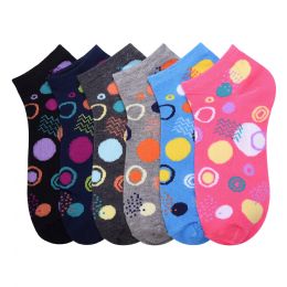 432 Pairs Mamia Spandex Socks (cosmo) 6-8 - Womens Ankle Sock