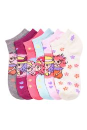 432 Pairs Girls Ankle Socks Cutie Design Size 2-3 - Girls Ankle Sock