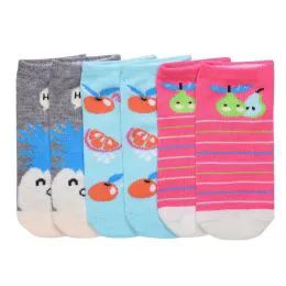 432 Wholesale Mamia Spandex Socks (fruity) 2-3