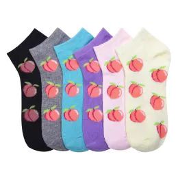 432 Pairs Mamia Spandex Socks (peach) 9-11 - Womens Crew Sock