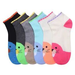 432 Pairs Mamia Spandex Socks (scseal) 2-3 - Kids Socks for Homeless and Charity