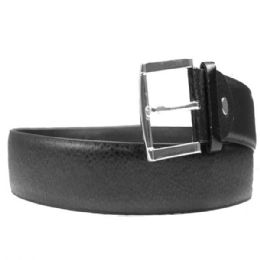 12 of Medium Plain Black Men Belts