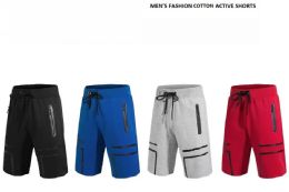 24 of Men's Cotton Active Shorts Pack A