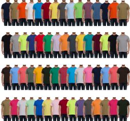 Men's Cotton Short Sleeve T-Shirt Size 4xlarge, Assorted Colors