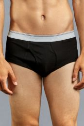 144 Pieces Men's Colored Briefs Size L - Mens Underwear