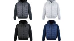 12 Wholesale Men's Fleece Hoodie With Sherpa Lining In Light Grey
