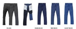 12 of Men's Fleece Lining Jeans In Dark Blue Pack aa