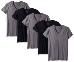 Men's Fruit Of The Loom 6 Pack V Neck T Shirts, Size 3xlarge