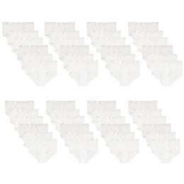 48 Pieces Men's Hanes Cotton Underwear Briefs In White Size 4xlarge - Mens Underwear