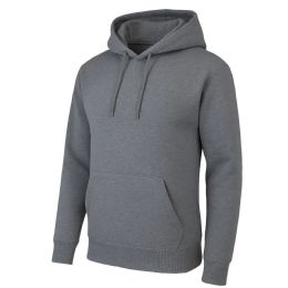24 Packs Men's Heavyweight FleecE-Lined Pullover Hoodie Charcoal Size M - Mens Sweat Shirt