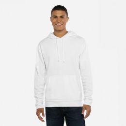 24 of Men's Laguna Sueded Hoodie Sweat Shirt White Size 2X-Large