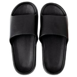 Men's Slides Sandals Black, Inmate Footwear