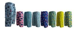 48 Pieces Men's Swim Short With Lining Assorted Colors Pack A - Mens Bathing Suits