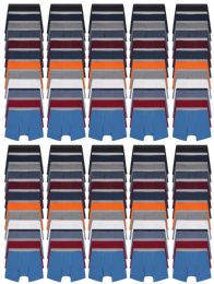 120 Pieces Men's Cotton Underwear Boxer Briefs In Assorted Colors Size Large - Mens Underwear