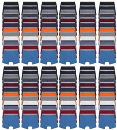 144 Pieces Men's Cotton Underwear Boxer Briefs In Assorted Colors Size 2xlarge - Mens Underwear