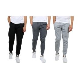 6 of Mens 3 Pack Modern Fit Classic Fleece Jogger Sweatpants 2Xlarge