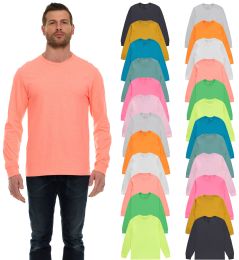 Mens Assorted Light Colors Long Sleeve T-Shirt Size Xlarge