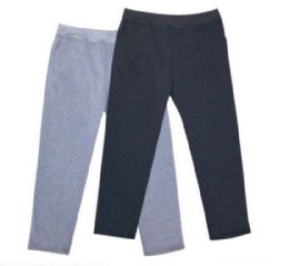 24 Wholesale Mens Athletic Pants Size Xlarge In Black And Grey
