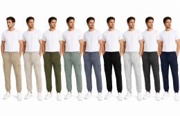 48 Pieces Mens Cargo Fleece Sweatpants Assorted Colors Sizes S-xl - Mens Sweatpants