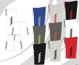 72 Wholesale Men's Closed Mesh Active Wear Shorts Sizes S-xl