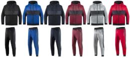 6 Units of Mens Copper Tech Fashion Fleece Set In Navy - Mens Sweatpants