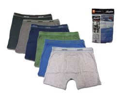 36 Pieces Mens Cotton Boxer Briefs Size S - Mens Underwear