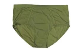 72 Wholesale Mens Cotton Brief In Green Size 3xl