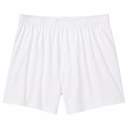 48 Pieces Mens Cotton White Boxer Shorts Size X Large - Mens Underwear