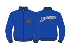 12 of Embroidered Tricot Track Jacket City Colors B San Fran Blue 