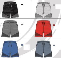 72 Wholesale Mens Fleece Shorts Assorted Colors And Sizes S-xl