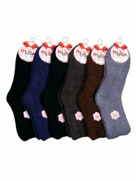 120 of Mens Plush Soft Socks Dark Colors Assorted Size 10-13