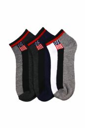 432 Wholesale Mens Spandex Ankle Socks Size 10-13