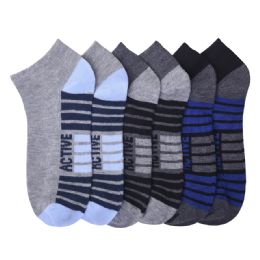 432 Pairs Mens Spandex Ankle Socks Size 10-13 - Mens Ankle Sock