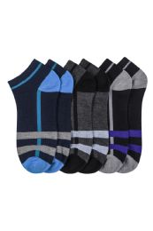 432 Wholesale Boy's Spandex Ankle Socks Size 6-8