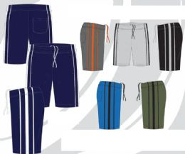 48 Wholesale Mens Tricot Basketball Shorts With Pockets Assorted Colors And Sizes S-xl