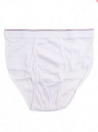 960 of Mens White Cotton Blend Briefs Mix Sizes S-xl