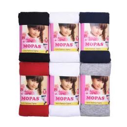 60 Pairs Mopas Girl's Plain Tights xl - Girls Socks & Tights