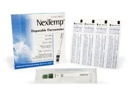 2000 Pieces Nextemp (standard) SinglE-Use Clinical Thermometer Disposable Individually Wrapped Fahrenheit - PPE Thermometer