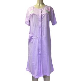 60 Wholesale Nines Ladys House Dress / Pajama Assorted Colors Size Xlarge