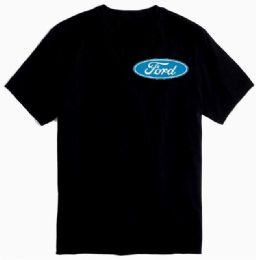 12 Pieces Official Licensed Black Color Tshirt Ford Plus Size - Mens T-Shirts