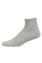240 Wholesale Power Club Quarter Sports Socks In Grey