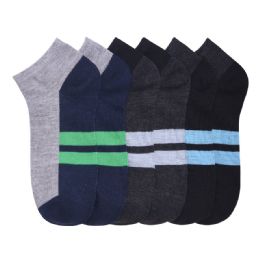 432 Pairs Power Club Spandex Socks (head) Size 6-8 - Mens Ankle Sock