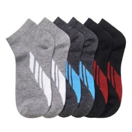 432 Pairs Power Club Spandex Socks (spectra) 6-8 - Boys Ankle Sock