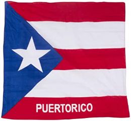 48 Pieces Puerto Rico Flag Bandana - Bandanas