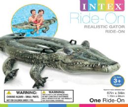 6 Pieces Ride On Realistic Gator - Inflatables