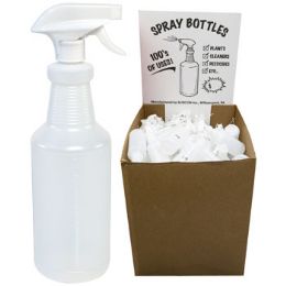 126 Cases Spray Bottle 32 Oz W/adjustable Sprayer In Flr Disp Ea W/upc Made In Usa - Spray Bottles