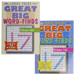 120 Cases Word Finds Great Big 2 Asstd - Crosswords, Dictionaries, Puzzle books