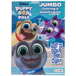 24 Wholesale Coloring Book Puppy Dog Pals In 24pc Display Box