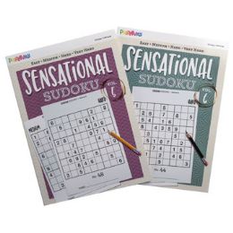 24 Wholesale Sudoku Sensational 80pg